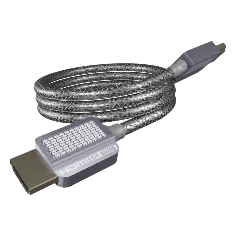 Cable HDMI de Alta Resolución en 8K / Versión 2.1 / 1 Metro (3.28 Pies) de Longitud / Recomendado para Audio eARC / Dolby Atmos EPCOM POWERLINE HDMI2.1-1M