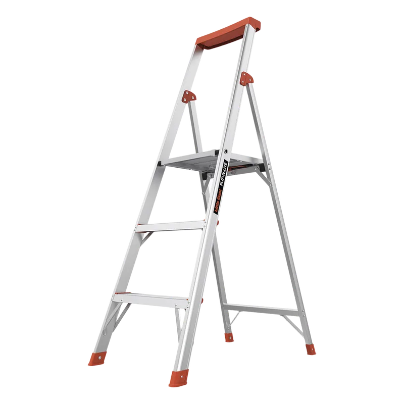 Escalera con 3 peldaños de 1.5 metros de aluminio. Little Giant Ladder Systems FLIPNLITE-3C