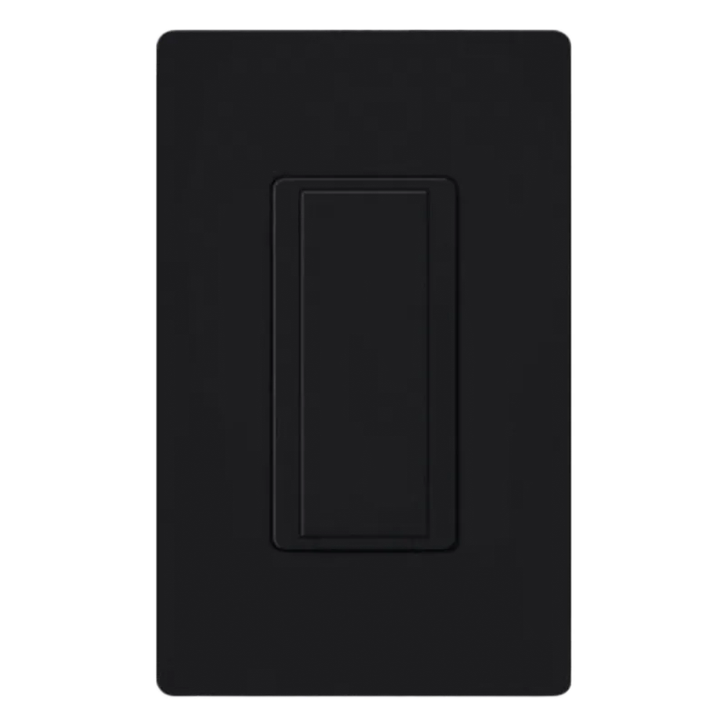 Interruptor remoto de pared para encendido y apagado multilocación (3 y 4 vías), 120 V, complemento de interruptores RadioRA 2 y RA2 Select, color negro LUTRON ELECTRONICS RDRSBL
