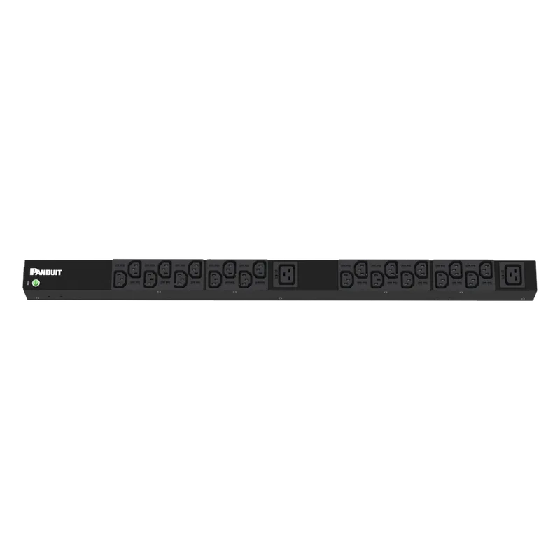 PDU Básico para Distribución de Energía, Enchufe de Entrada NEMA L5-20P, Con 20 Salidas C13 y 2 C19, de Instalación Vertical, 120 Vca, 20 Amp PANDUIT P22B05M