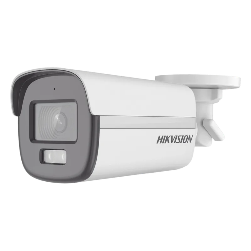 [ColorVu] Bala TURBOHD 3K (5 Megapixel) / Lente 3.6 mm / Micrófono Integrado / Imagen a Color 24/7 / Luz Blanca 40 mts / Exterior IP67 / dWDR / 4 Tecnologías / Metal HIKVISION DS-2CE12KF0T-FS