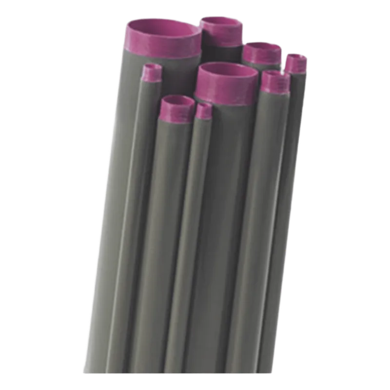 Tubo Conduit rígido de aluminio de 6” (152.4 mm) con recubrimiento de PVC de 3.05 m con cople. RAWELT TAL-152-PC