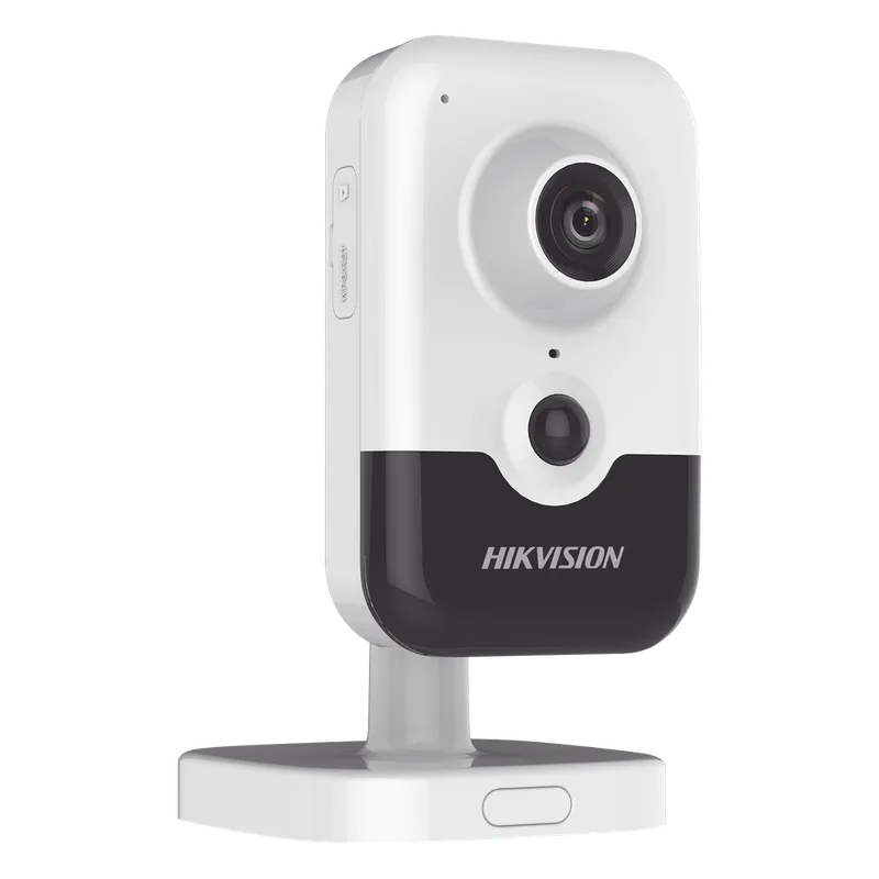 Cubo IP 4 Megapixel / Serie PRO / Lente 2.8 mm / 10 mts IR EXIR / PoE / Sensor PIR / H.265+ / Interior / Audio de Dos Vías / PoE / MicroSD / ONVIF / ACUSEEK HIKVISION DS-2CD2443G2-I