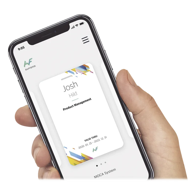 Tarjeta Virtual de Mantenimiento compatible con lectores Bluetooth de Suprema MOBILEACCESSMAINTCREDIT