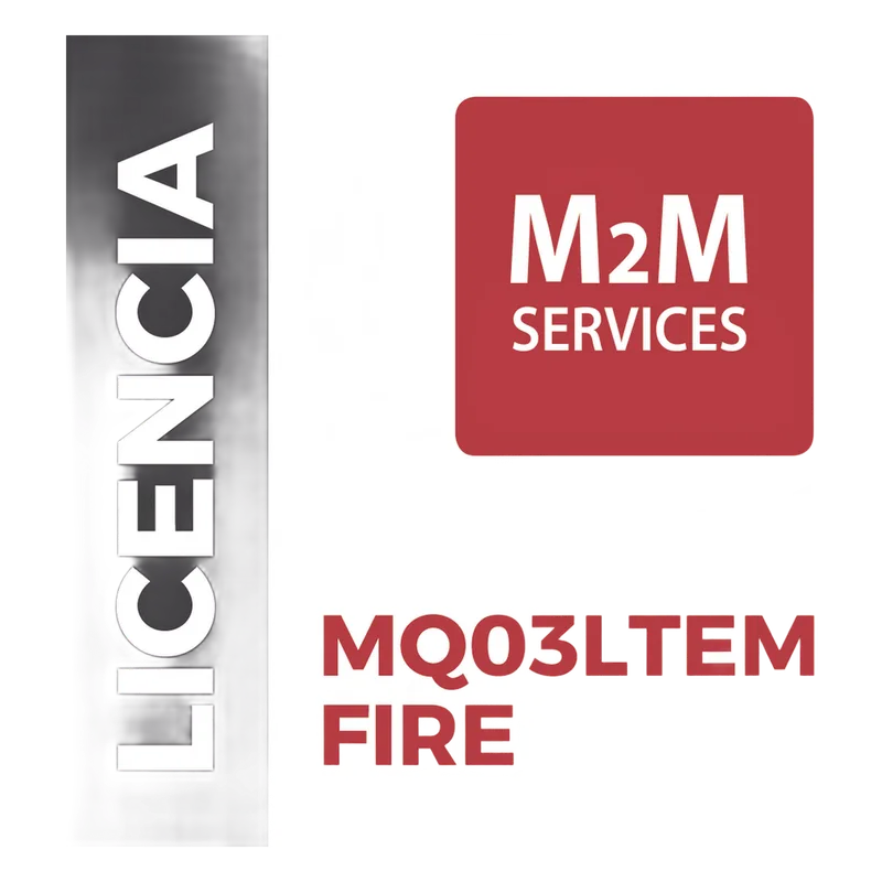 Servicio de datos 4GLTE/5G por un Año para MQ03LTEMFIRE con eventos ilimitados. M2M SERVICES VOUCHERFIRE