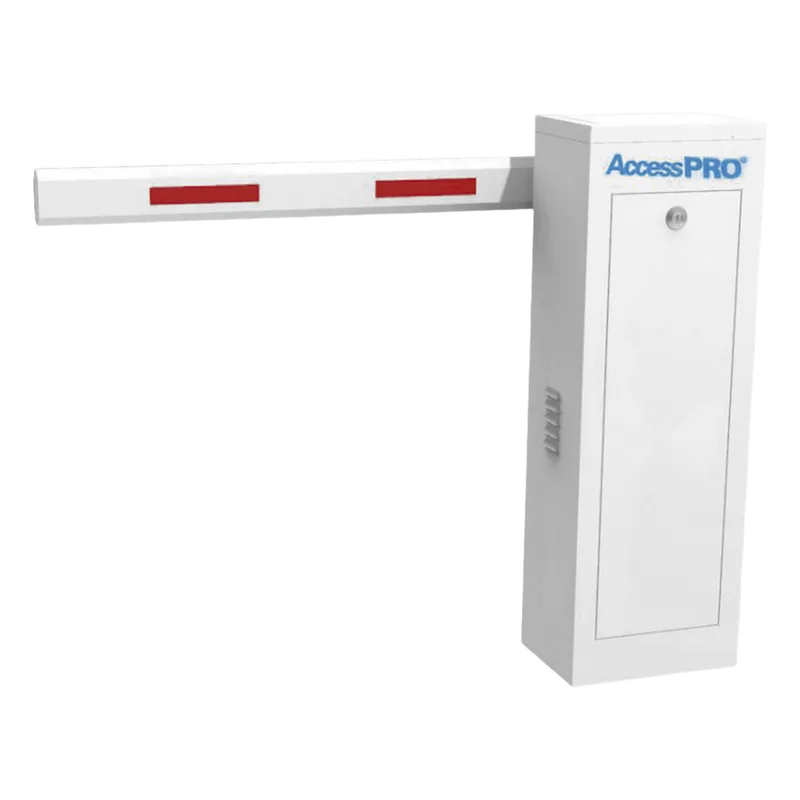 Kit de Barrera Vehicular Izquierda con Brazo Telescópico / Soporta brazo Telescópico de hasta 6 metros / Tiempo de Apertura 6 segundos ACCESSPRO KT-XBS-6ML