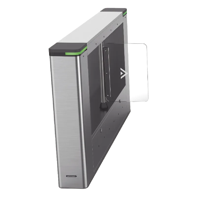 Torniquete IZQUIERDO tipo Swing para Carril de 90 cms / Incluye Lector de Tarjeta / TCP/IP / Administrable por iVMS-4200 (Requiere Torniquete Derecho) / 6,000,000 MCBF / 12 Pares de IR HIKVISION DS-K3B501SX-L/M-DP90