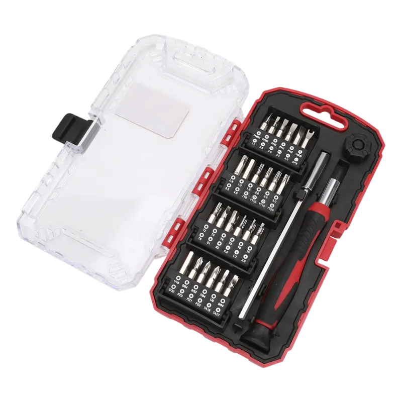 Juego de 51 Piezas de Desarmador de Precisión con Puntas con Extensor (CR-V). PRECISION PST-H020-02