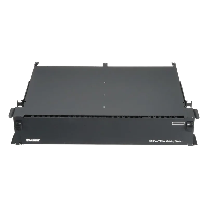 Panel de Distribución de Fibra Óptica, Acepta 12 Cassettes HD Flex y 144 Fibras por UR, Hasta 2 UR PANDUIT FLEX2U06