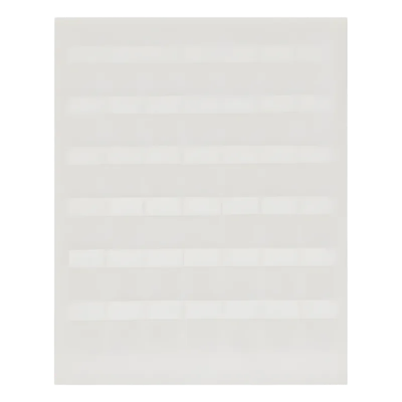 Paquete de Hojas con 2500 Etiquetas de Identificación Auto-Laminadas para Impresora Láser/Inyección de Tinta, para Cables de 3 a 7.1 mm de Diámetro (12 - 10 AWG), Color Blanco PANDUIT S100X125YAJ