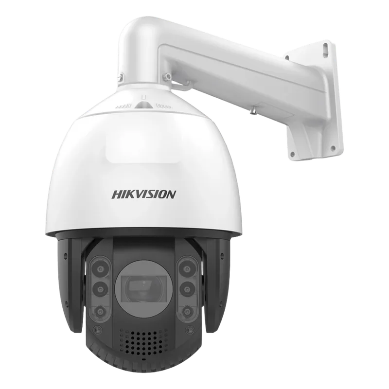 [PROTECCIÓN ACTIVA] Domo PTZ IP 8 Megapixel / 25X Zoom / 200 mts IR / ACUSENSE (Evita Falsas Alarmas) / IP66 / IK10 / Alerta Audible y Luz Estroboscópica / Autoseguimiento 2.0 / Hi-PoE / DARKFIGHTER / Rapid Focus / microSD HIKVISION DS-2DE7A825IW-AEB(T5)