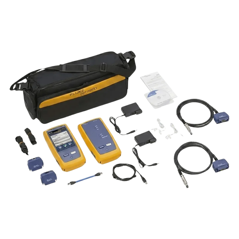 Certificador DSX-602 para Cable de Cobre Cat5e, Cat6 y Cat6A, Frecuencia de 500 MHz, Con WiFi Integrado y Pantalla LCD de 5.7 Pulgadas (14.48 cm), Versión Internacional FLUKE NETWORKS DSX-602-PROINT