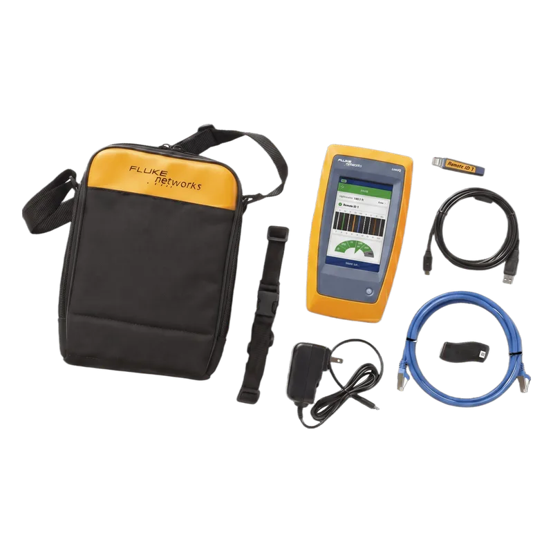 Calificador de Red LinkIQ, Para Verificar Rendimiento de Cableado Hasta 10Gbps Basado en Frecuencia, con Pantalla Multitáctil a Color FLUKE NETWORKS LIQ-100