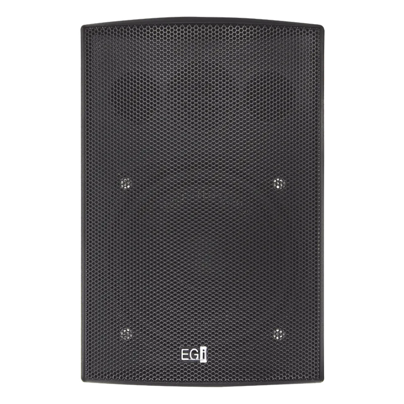 Bocina HiFi | PoE Ethernet IP | Altavoz de 2 vías | Potencia 12W | Protección IP66 | Color Negro EGI AUDIO SOLUTIONS 1603