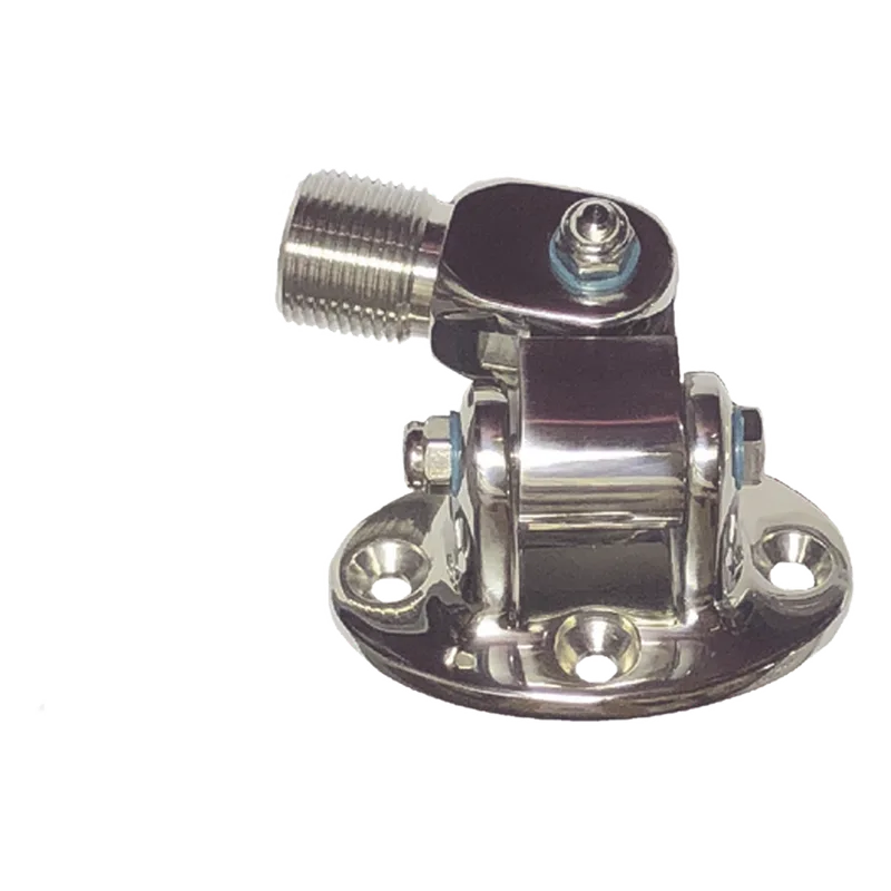 Montaje de acero inoxidable ovalado, con rosca estándar 1" x 14 hilos GEMECO 121R