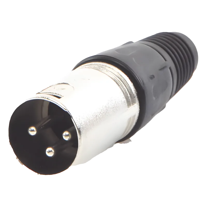 Conector XLR 3 Pines Macho | Ideal para Conexiones de Micrófonos, Mezcladoras | Equipo de Audio Profesional EPCOM PROAUDIO EP-XLRM
