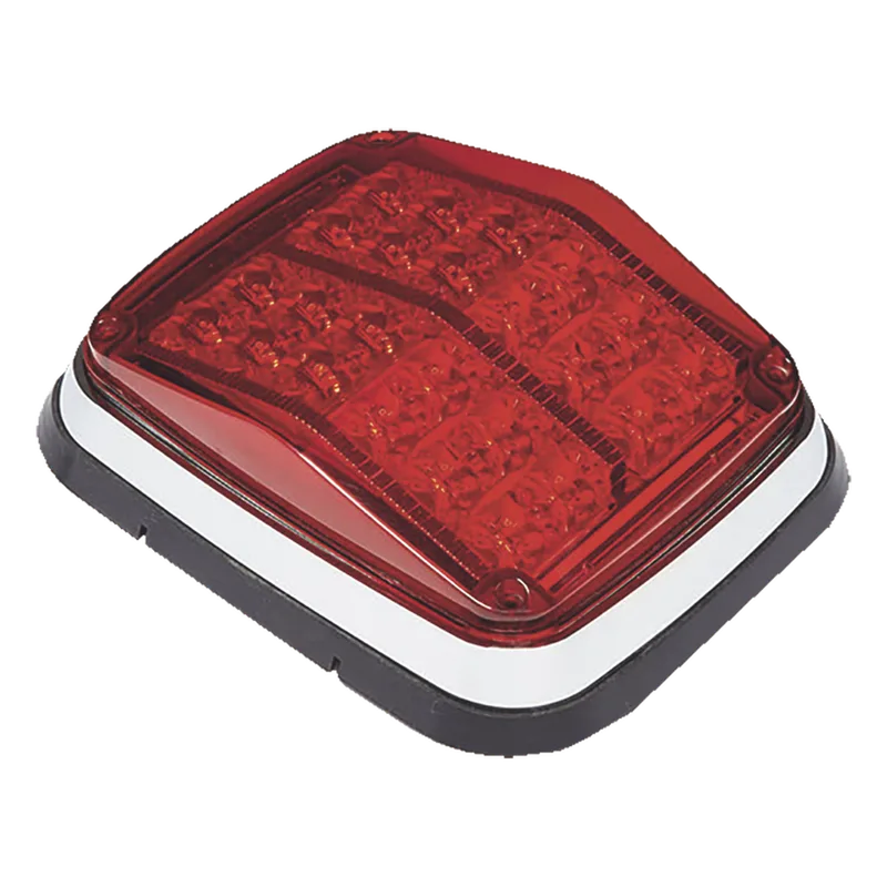 Luz de advertencia de 8 X 6", Color Rojo, SAE, IP67, Ideal para Ambulancias EPCOM INDUSTRIAL SIGNALING XT1895R