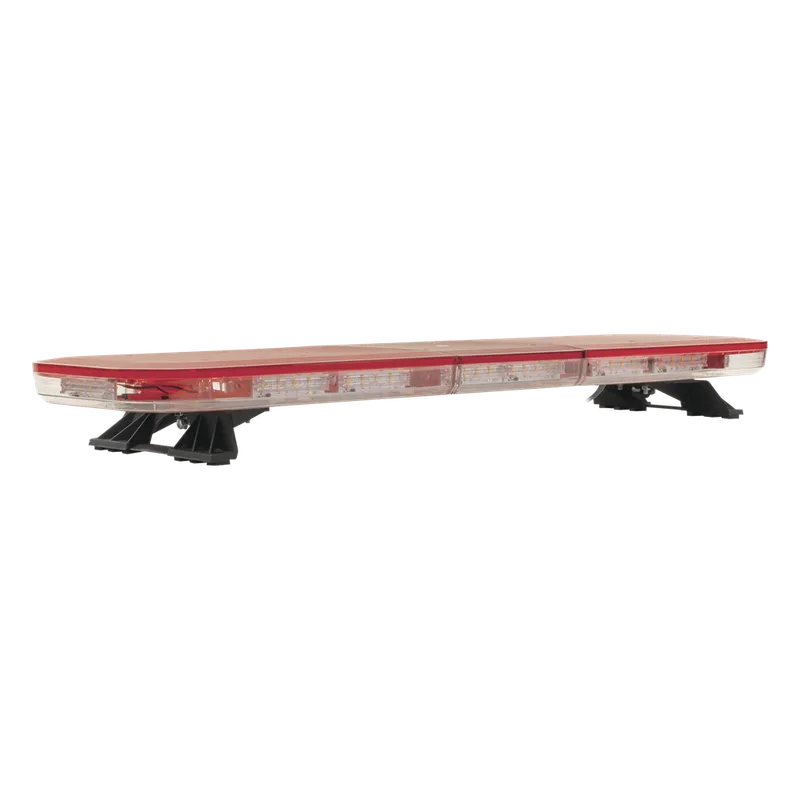 Barra de luces LED de 47", 108 LED, con control de tráfico en color ámbar, dual color rojo/claro, ideal para equipar ambulancias y unidades de bomberos EPCOM INDUSTRIAL SIGNALING X67RW