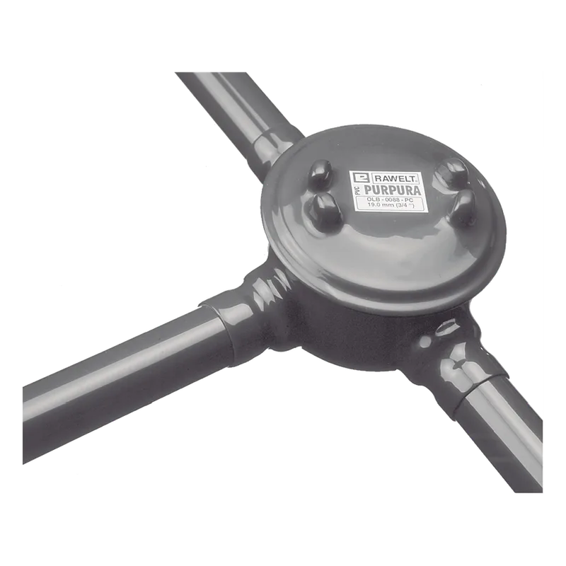 Caja para Áreas Peligrosas con Tapa Tipo GRL de 1" (25 mm) /Con Recubrimiento de PVC e interior de Uretano. RAWELT GRL-0546-PC