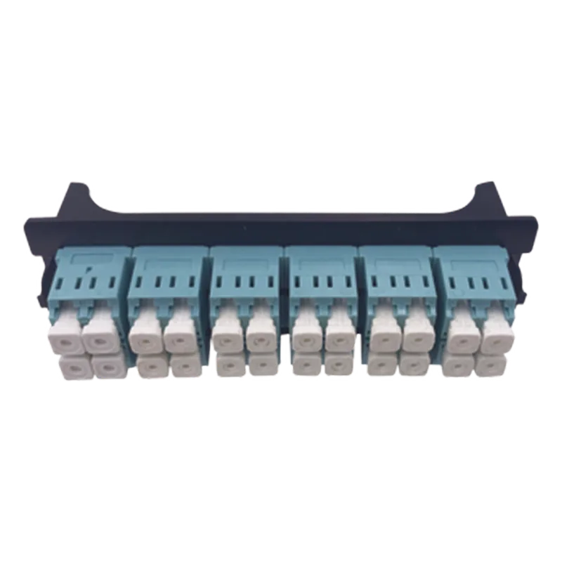 Placa Acopladora para Distribuidor de Fibra Óptica LP-ODF-8024, Incluye 12 Acopladores LC Duplex para Fibra Multimodo LINKEDPRO BY EPCOM LP-FO-LC-D12-MM
