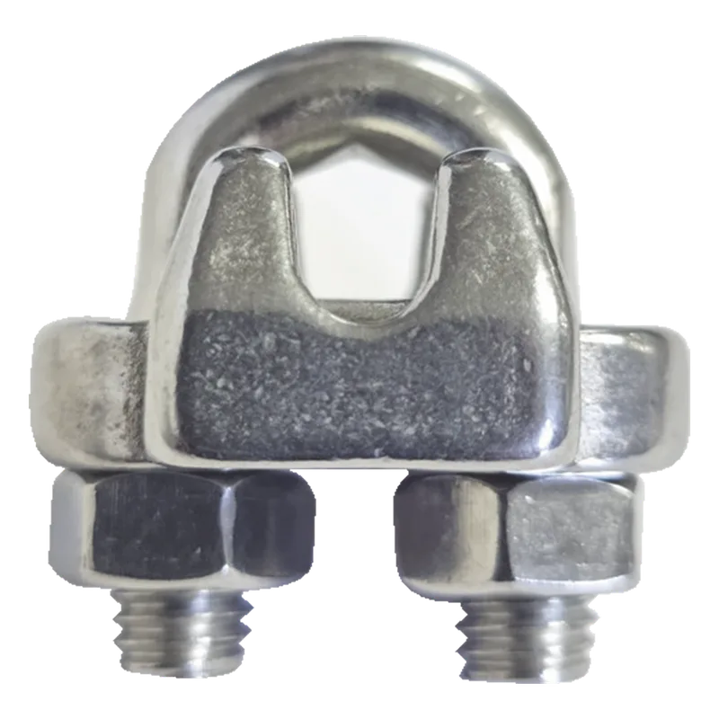 Nudo/ Perro/ Abrazadera Acero Forjado para Cable de 1/8", Acero Inoxidable. TOWERS NUDO-18-FJSS