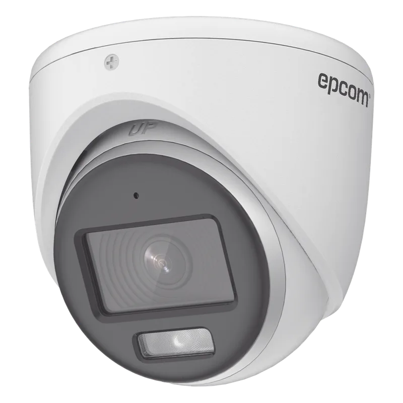 [ColorVu] Turret TURBOHD 3K (5 Megapixel) / Lente 2.8 mm / Micrófono Integrado / Imagen a Color 24/7 / 20 mts Luz Blanca / Exterior IP67 / dWDR / 4 Tecnologías EPCOM PROFESSIONAL E3K-TURBO-C