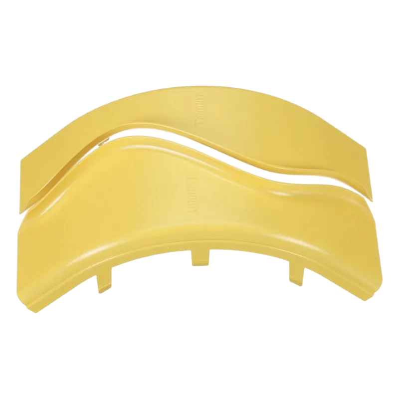 Tapa de Bajada Vertical Exterior de 90º, Para uso con Canaletas 4X4 FiberRunner™, Color Amarillo PANDUIT FROVRASC4LYL