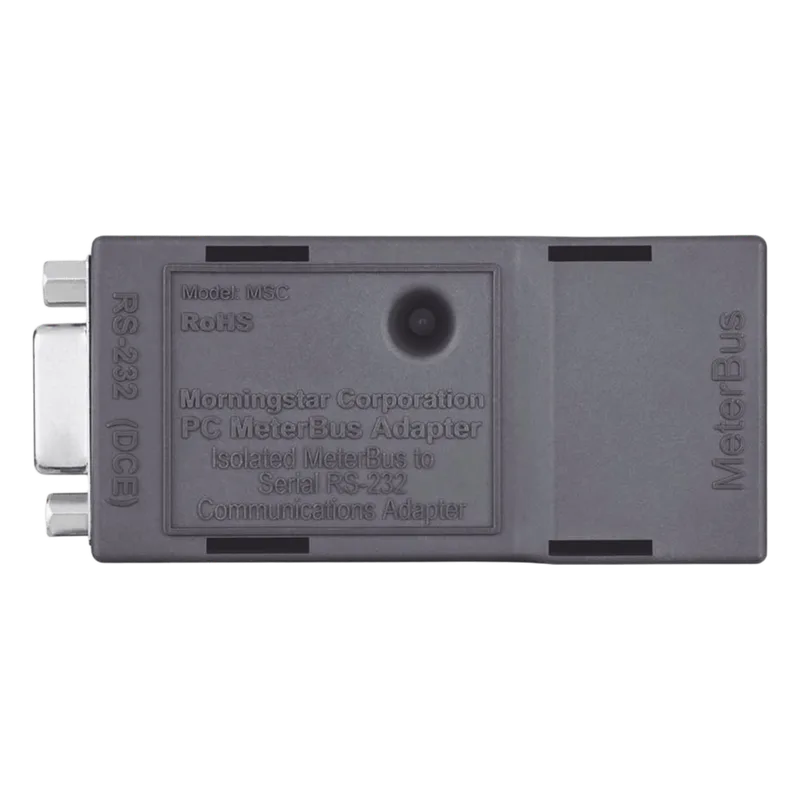 Adaptador MeterBus a RS232, Convierte el RJ-11 en una interfaz RS232 MORNINGSTAR MSC