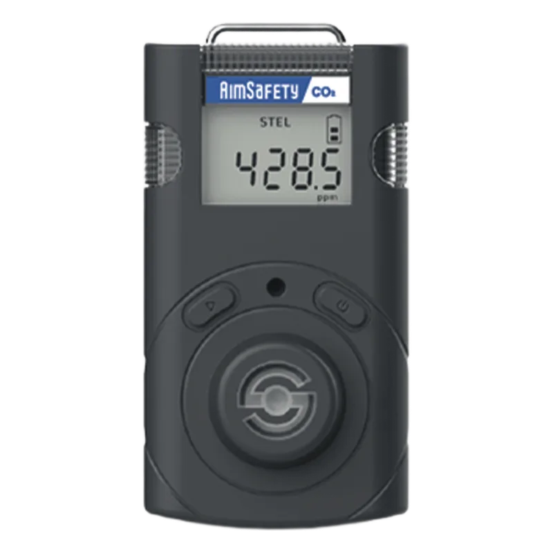 Monitor Personal de Dióxido de Carbono (CO2) / Sensor NDIR 0-50,000 ppm / Alarmas de 3 Niveles Audibles, Visuales y Vibratorias / IP66/IP67 / Batería Recargable hasta 7 Días / Registro de Eventos y Datos MACURCO - AERIONICS PM150-CO2