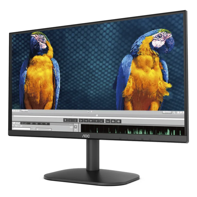 Monitor LED de 23.8" VESA, Resolución 1920 x 1080 Pixeles, Entradas de Video VGA/HDMI. Panel VA LCD Backlight LED. Ultra Delgado AOC 24B2XHM