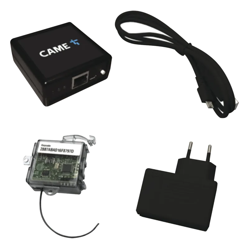 Kit CAME Connect / Para Apertura de Motores y Barreras Por Medio de APP / 3 Perfiles de Trabajo para Usuario, Propietario e Instalador 8K06SA-001