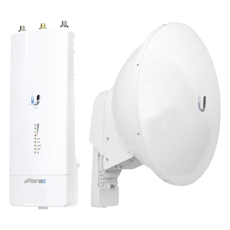 Airfiber Kit AF5X-HD con Antena Fiber 23 dBi Slant-45 UBIQUITI AF5X-HD-23-S45