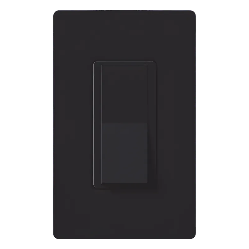 Interruptor de 4 vías 15 A, 120/277 V, para cargas generales y motores, color negro LUTRON ELECTRONICS CA4PSBLS