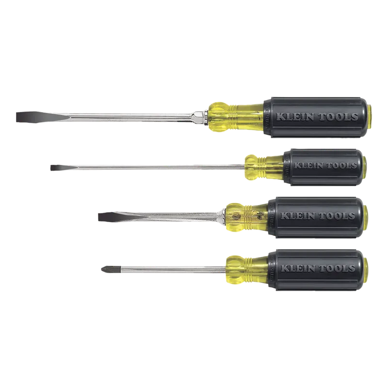 Juego de desarmadores de punta ranurada y Phillips de 4 piezas. KLEIN TOOLS 85105