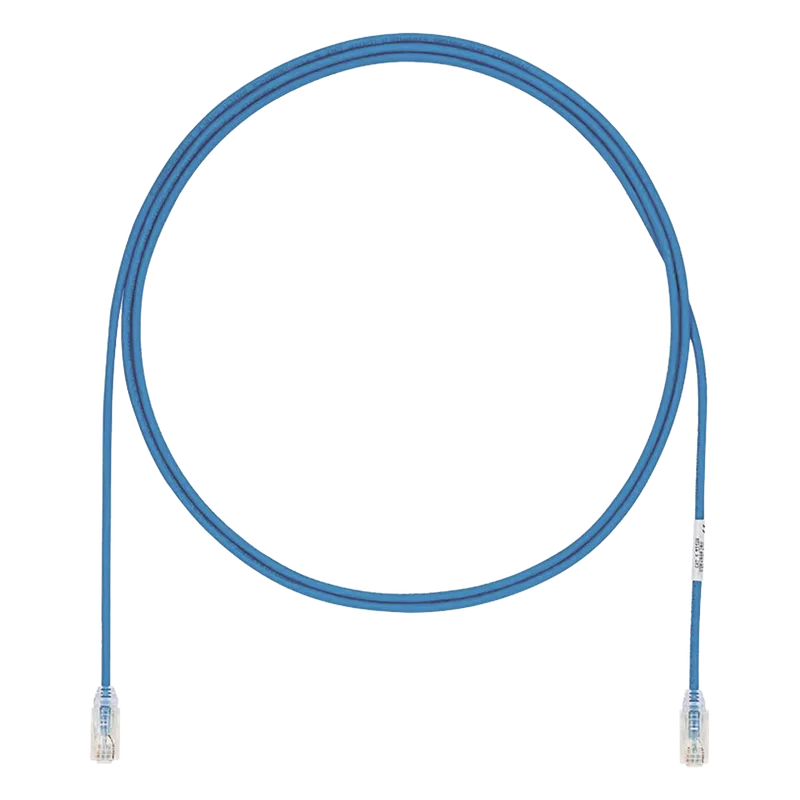 Cable de Parcheo UTP Cat6A, CM/LSZH, Diámetro Reducido (28AWG), Color Azul, 3 Metros (9.84 Pies). PANDUIT UTP28X3MBU