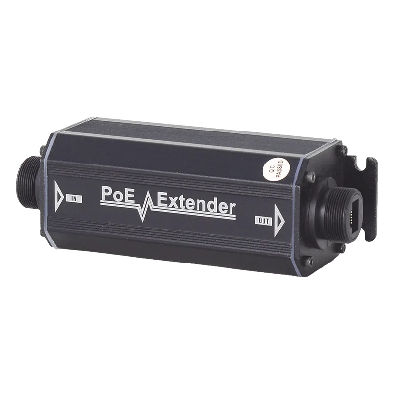 Extensor PoE / 100 Metros / Intemperie (IP66) / 60 Watts / 1 Puerto de Entrada / 1 Puerto de Salida PoE / No requiere alimentación. EPCOM POWERLINE TT-2001EX-POE