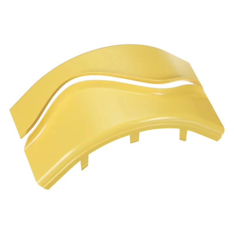 Tapa de Bajada Vertical Exterior de 90º, Para uso con Canaletas 6X4 FiberRunner™, Color Amarillo PANDUIT FROVRASC6LYL