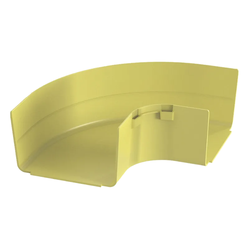 Ángulo Recto a 90º Horizontal, Para Canaletas FiberRunner™ 6X4, Color Amarillo PANDUIT FRRA6X4LYL