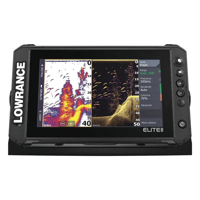 Pantalla de navegación Elite FS de 9" no incluye transductor. LOWRANCE 000-15706-001