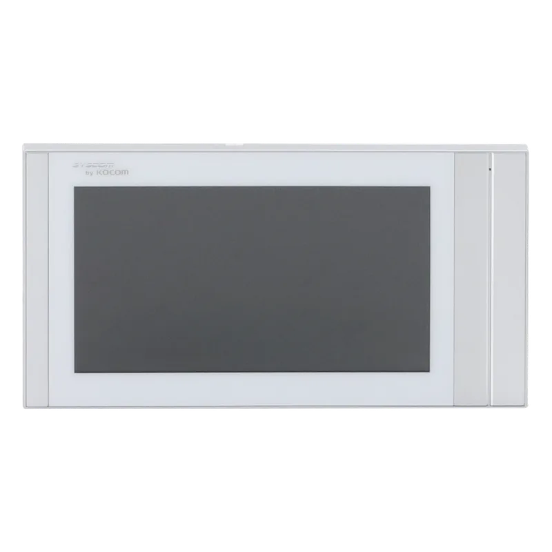 Monitor Analógico LCD de 7" 1080p (Full HD) a Color / Touch Screen / Soporta 2 Frentes de Calle y hasta 4 Monitores / Soporta Cámaras Analogicas (TURBOHD) para Tener Visión Adicional / Color Blanco KOCOM KCV-T701SM