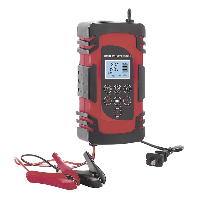 Cargador de Baterías / 12 o 24 Vcc / hasta 40 Ah / 4, 6 o 8 A / Display LCD EPCOM POWERLINE CHR-80