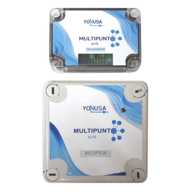KIT Transmisor / Receptor Inalámbrico para KLT110 / 1 KM Linea de Vista / Multi-Punto Soporta 10 Equipos YONUSA KL110