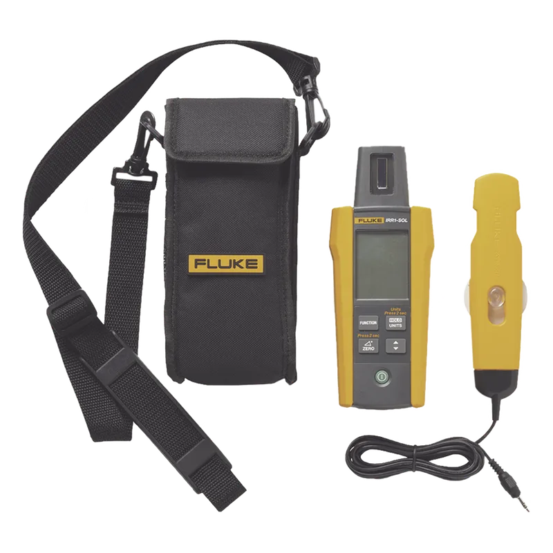 Medidor de Radiación Solar para Instalación, Mantenimiento y Generación de Informes de Paneles Solares o Sistemas Fotovoltaicos, Medida instantánea de hasta 1400 W/m² FLUKE FLK-IRR1-SOL