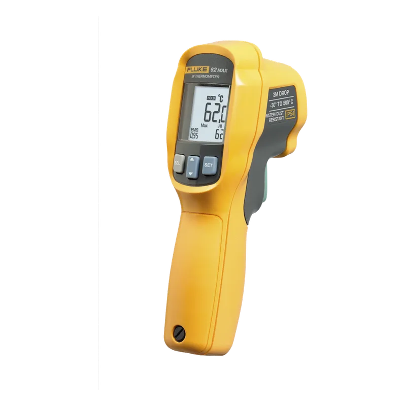 Termómetro IR Para Medición de Temperatura de -30ºC a 500ºC, Con Precisión +-1.0%, y Clasificación IP54 de Resistencia al Agua y Polvo FLUKE FLUKE-62MAXESPR