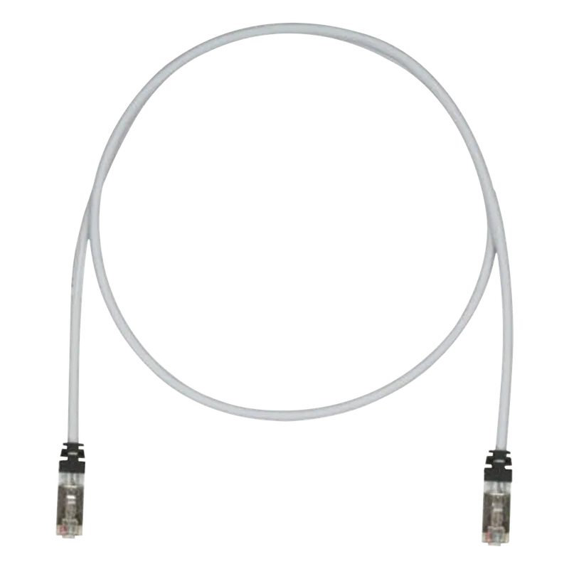 Patch Cord Cat6A, Blindado S/FTP, CM/LS0H, 5.18 Metros (17 Pies), Color Gris PANDUIT STP6X17IG