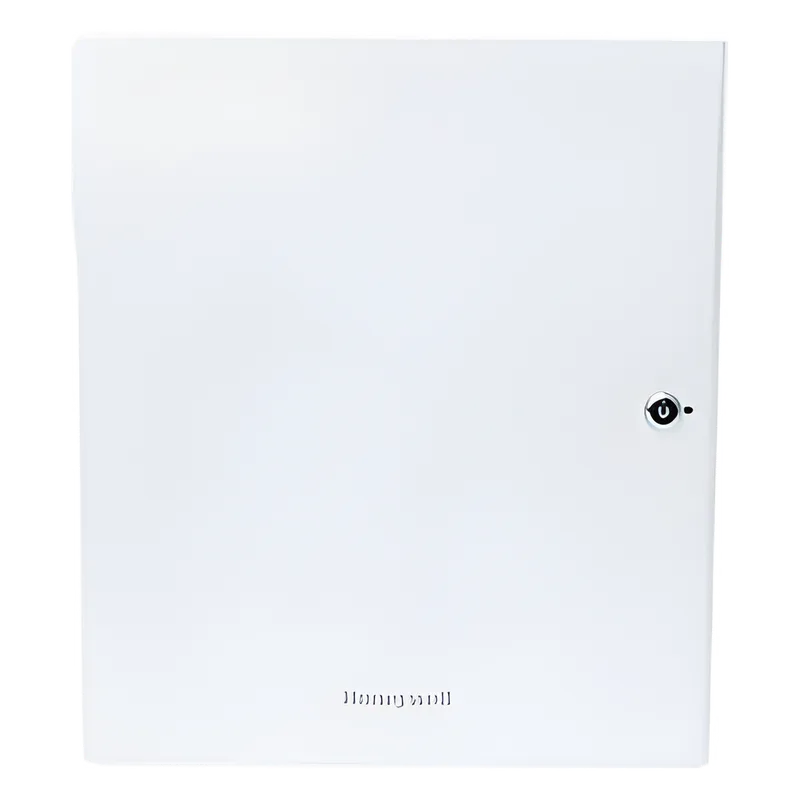 Controlador de acceso para 2 puertas con 4 lectores OSDP o Wiegand, gabinete metálico con batería de respaldo, expandible a 36 puertas HONEYWELL MPA1002UMPS