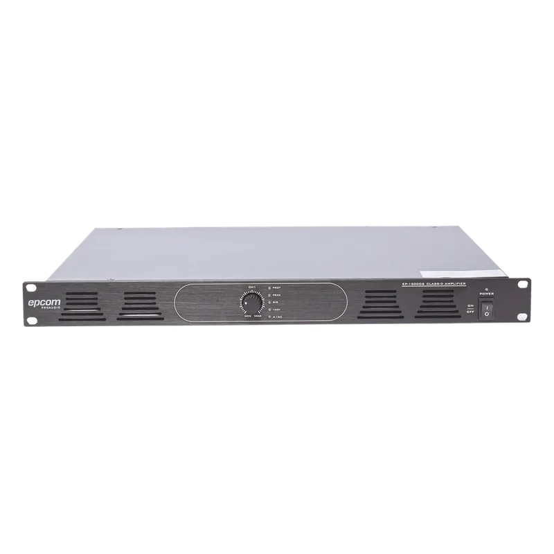 Amplificador de Audio Reforzador | 1 canal | 500w | Clase D | Salida 100V / 4-16&Omega; | Montaje en rack EPCOM PROAUDIO EP-1500DS