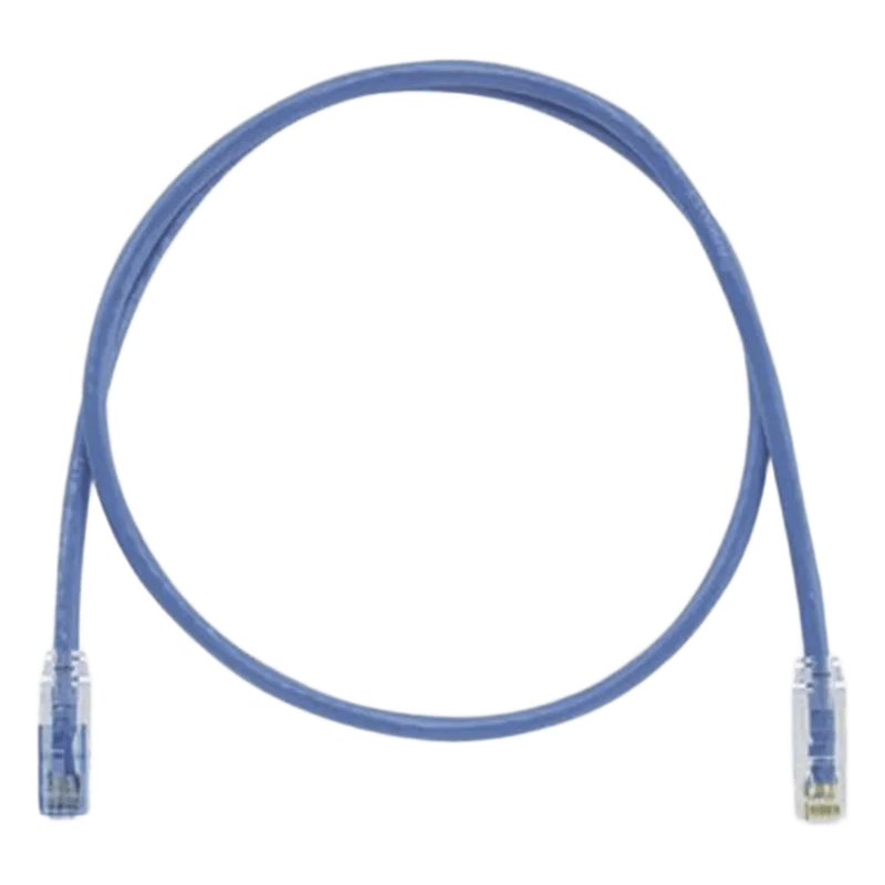 Cable de Parcheo TX6 Llaveado Azul, UTP Cat6, 24 AWG, CM, Color Azul, 0.91 Metros (3 Pies) PANDUIT UTPKSP3BU