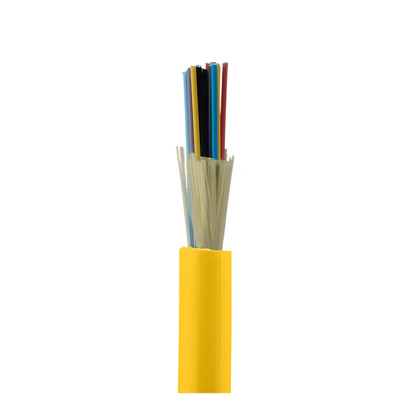 Cable de Fibra Óptica de 24 Hilos, Monomodo OS2 9/125, Interior, Tight Buffer 900um, No Conductiva (Dieléctrica), OFNR (Riser), Precio Por Metro PANDUIT FSDR924Y