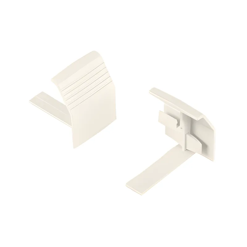 Unión recta de base, para uso con canaleta T70, Material PVC Rígido, Color Blanco PANDUIT T70BCWH-X
